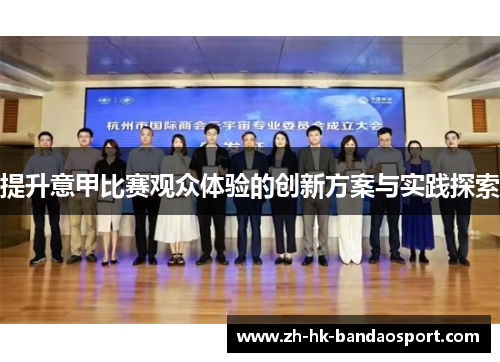 提升意甲比赛观众体验的创新方案与实践探索 提升意甲比赛观众体验的创新方案与实践探索